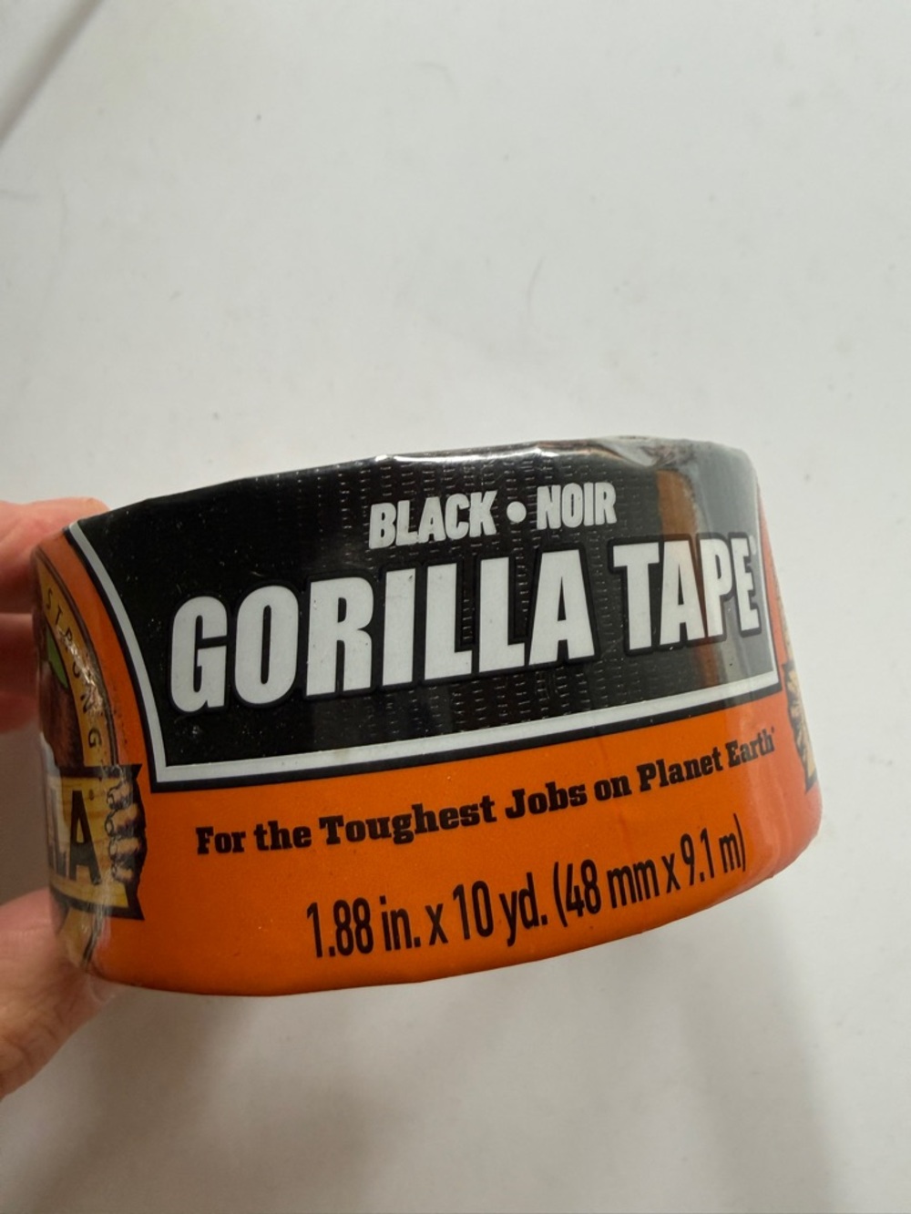 Gorilla Tape Heavy-Duty All-Purpose Black Tape